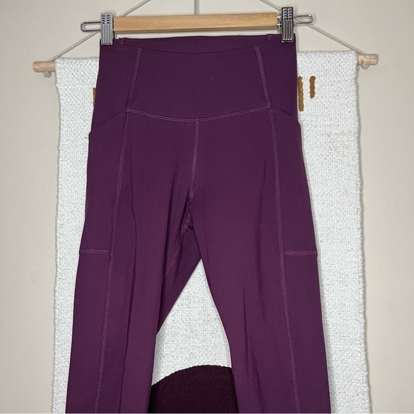 Girlfriend collective Plum Compressive Pocket Legging size XSMALL - Picture 3 of 8